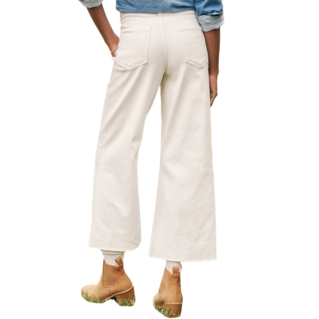 Galway Wide-Leg Jean in Natural