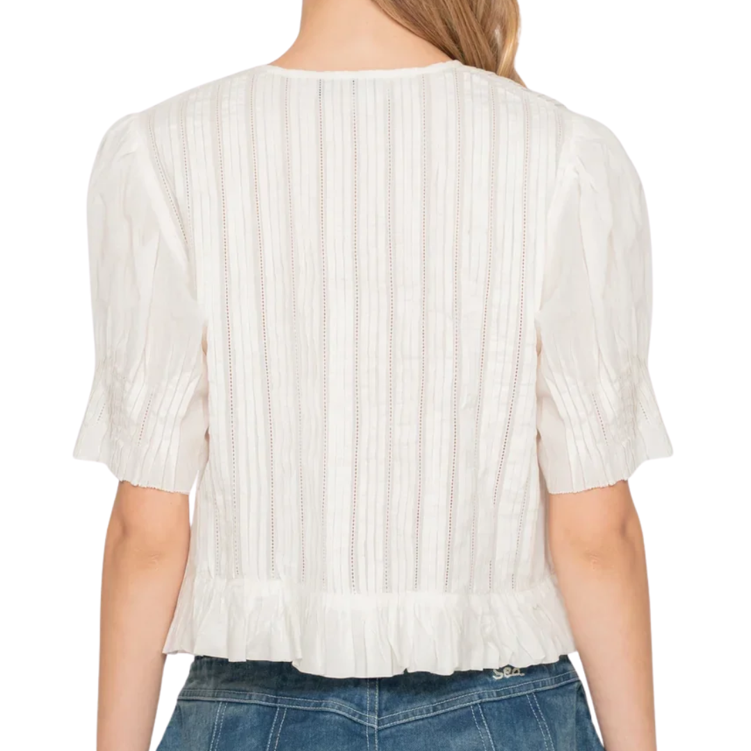 Alberte Top in White