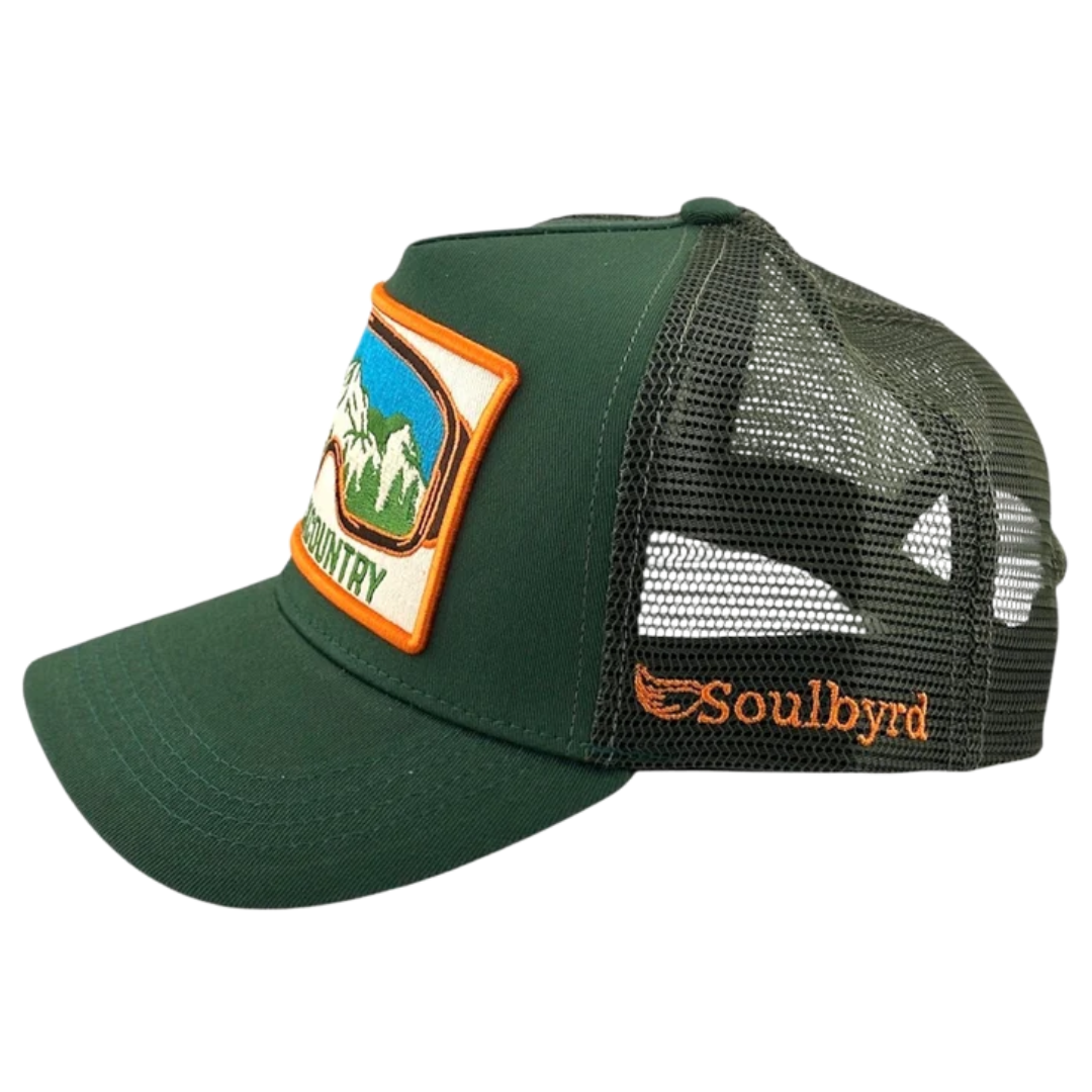 Back Country Trucker Hat in Green