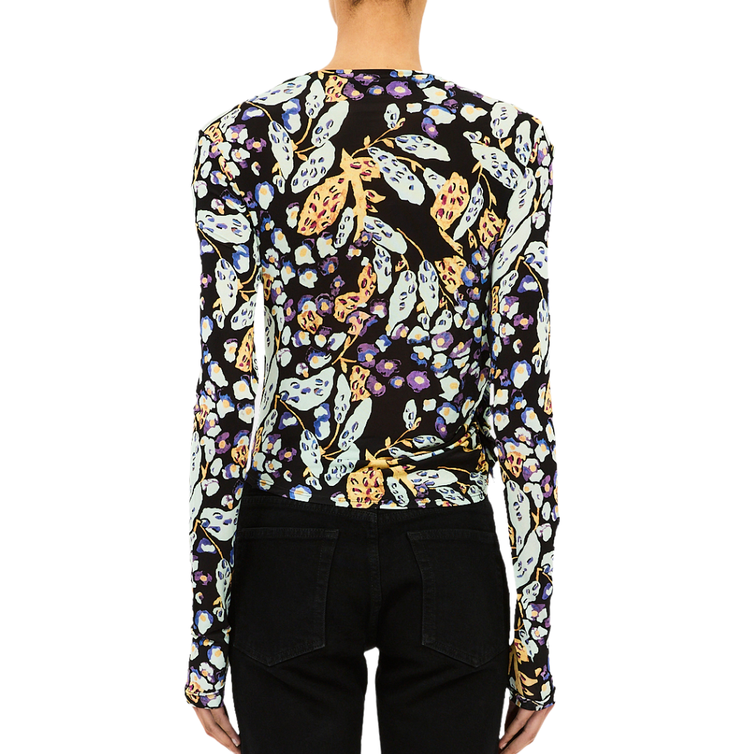Angelina Long Sleeve Top in Botanica