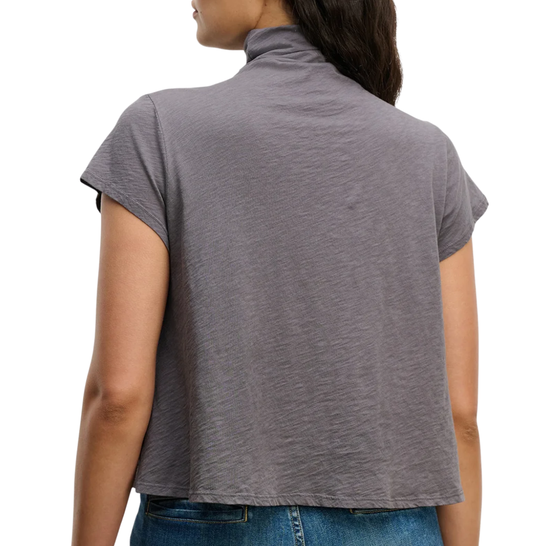 Savi Mockneck Top in Malachite