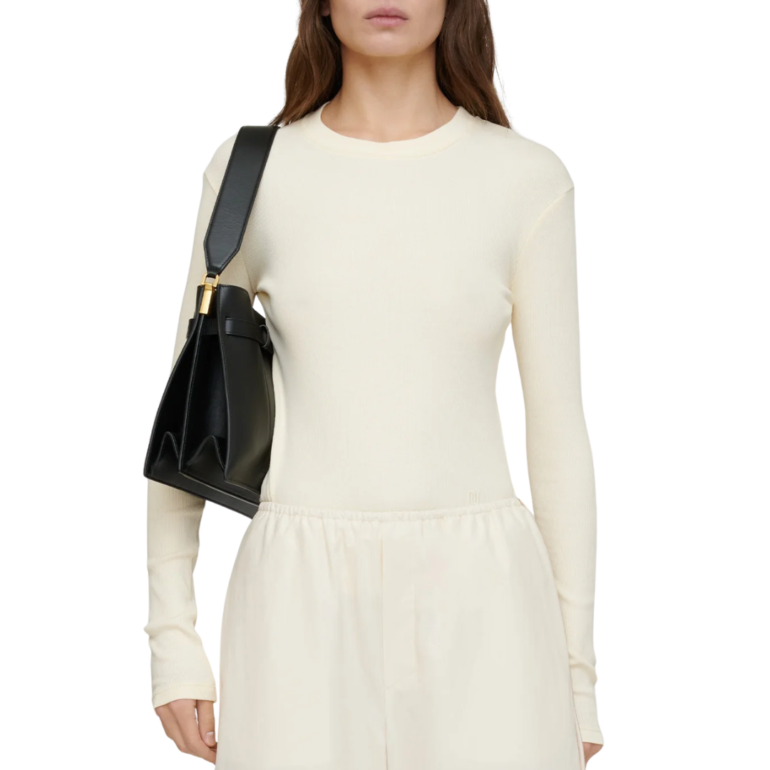 Tamsin Long Sleeve Top in Creme