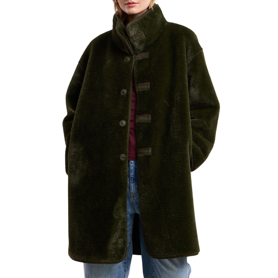 Yves Reversible Jacket in Hunter Green