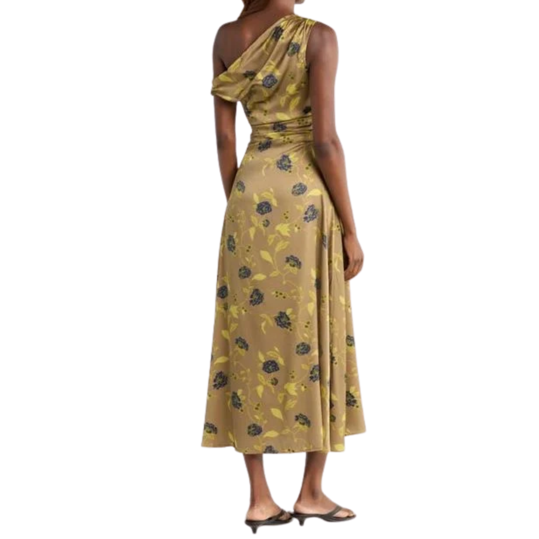 Phare Silk Dress in Vintage Floral