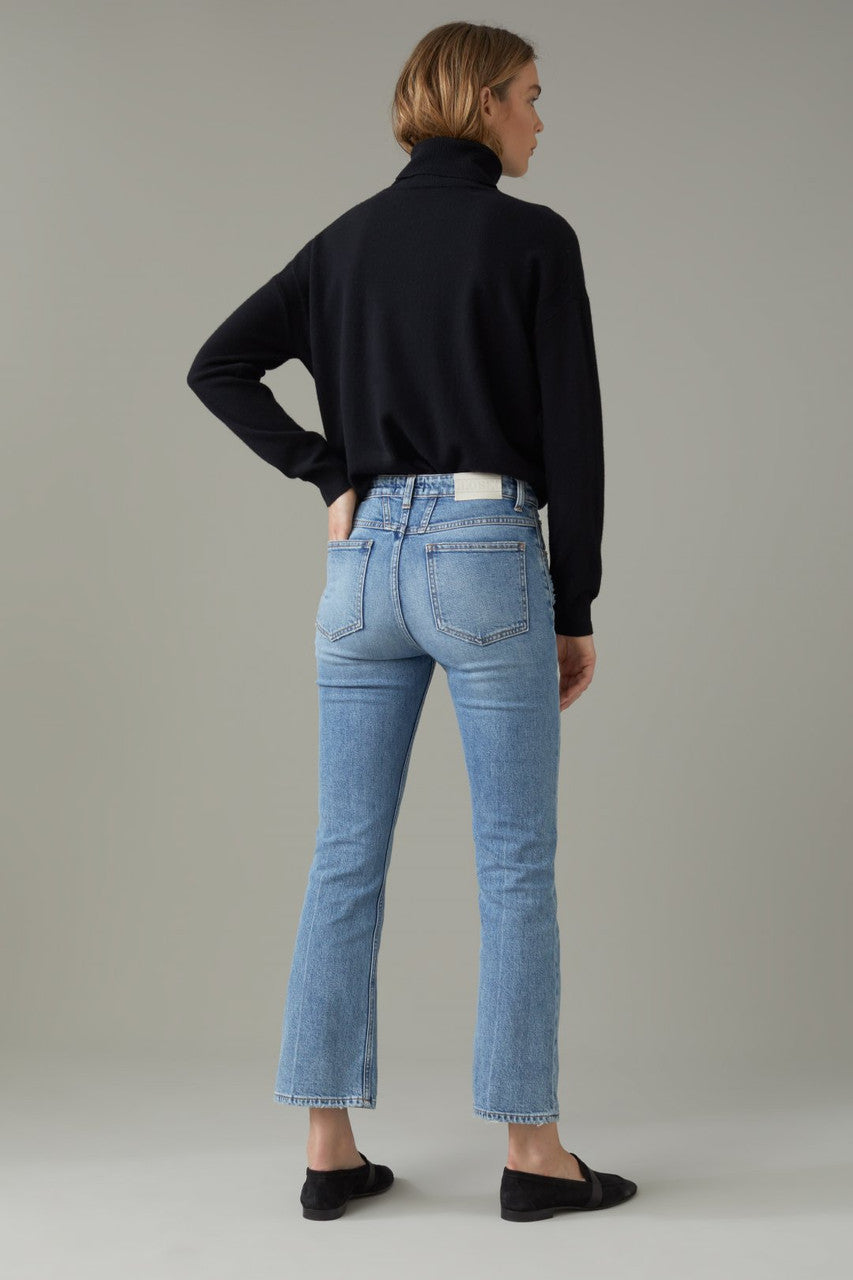 Baylin High Rise Slim in Mid Blue