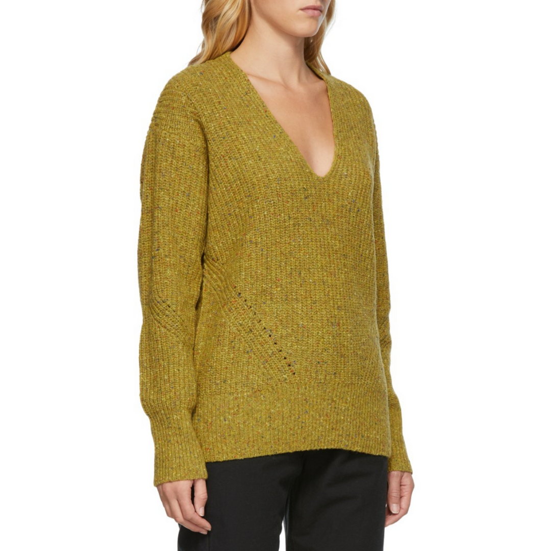 Donegal Sweater in Shell Green