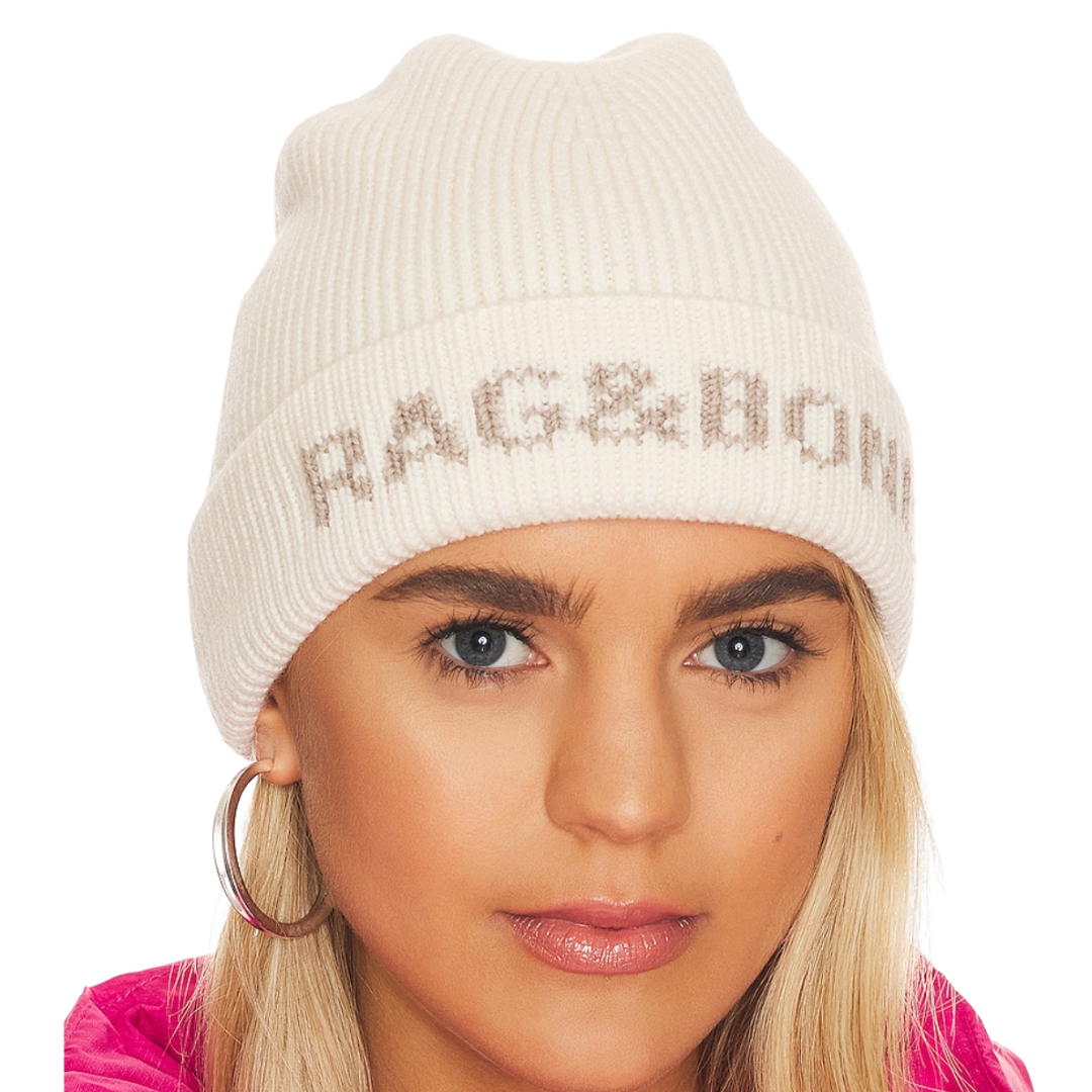 Margo Beanie in Ivory Multi