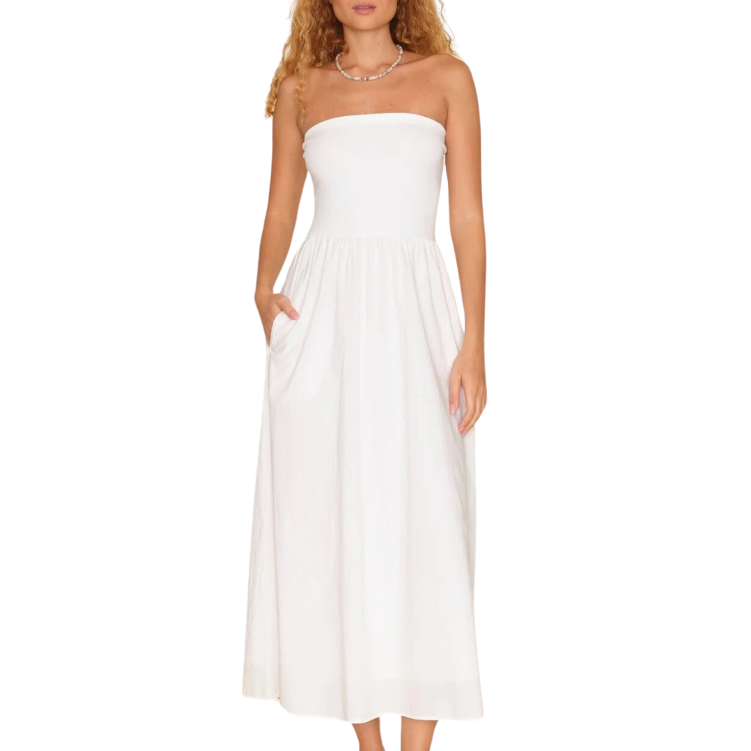 Finnian Dress in White