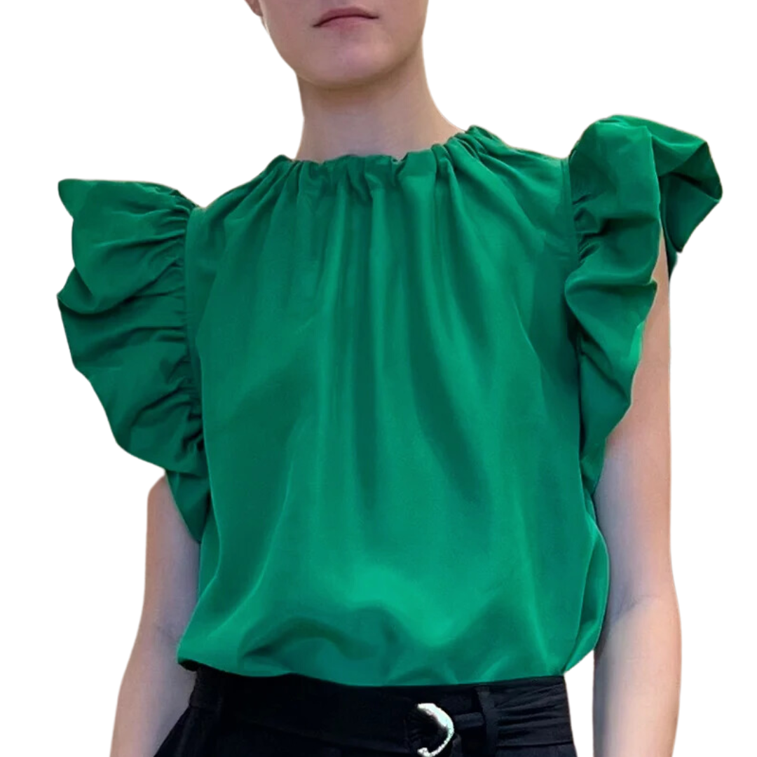 Iren Top in Emerald
