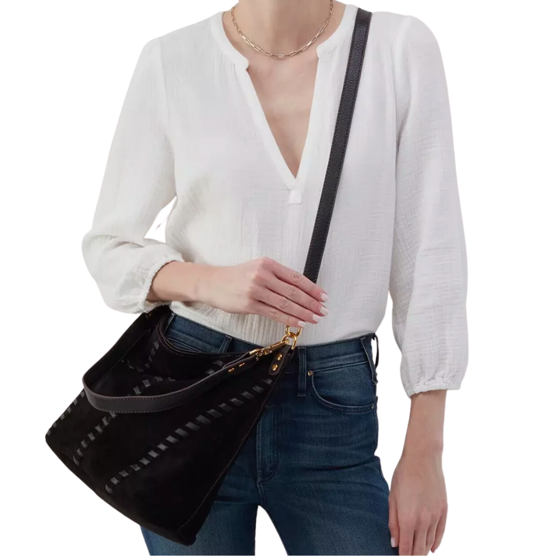 Pier Shoulder Bag in Black