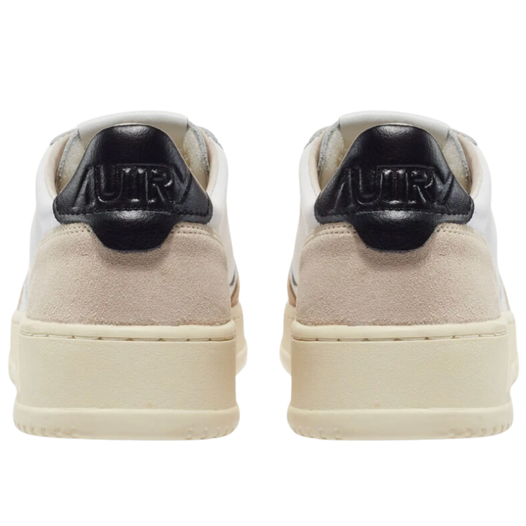 Medalist Low Sneakers in Ivory and Black