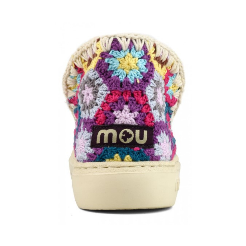 Bold Eskimo Sneaker in Full Multi Crochet
