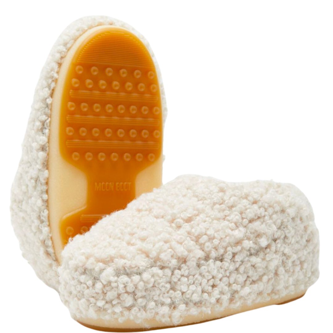 Faux Curly Sandal Band in Cream