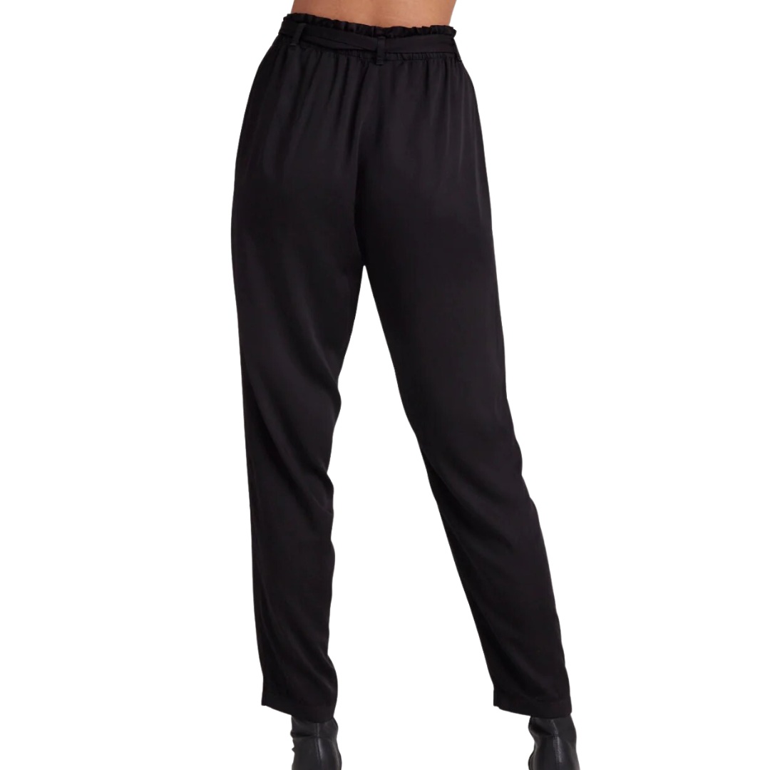 Belted Trouser in Black