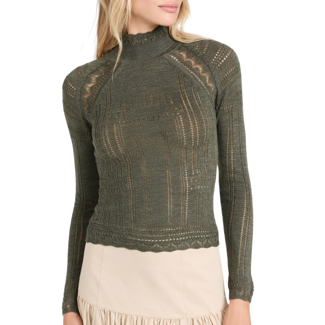 Paxton Turtleneck in Olive