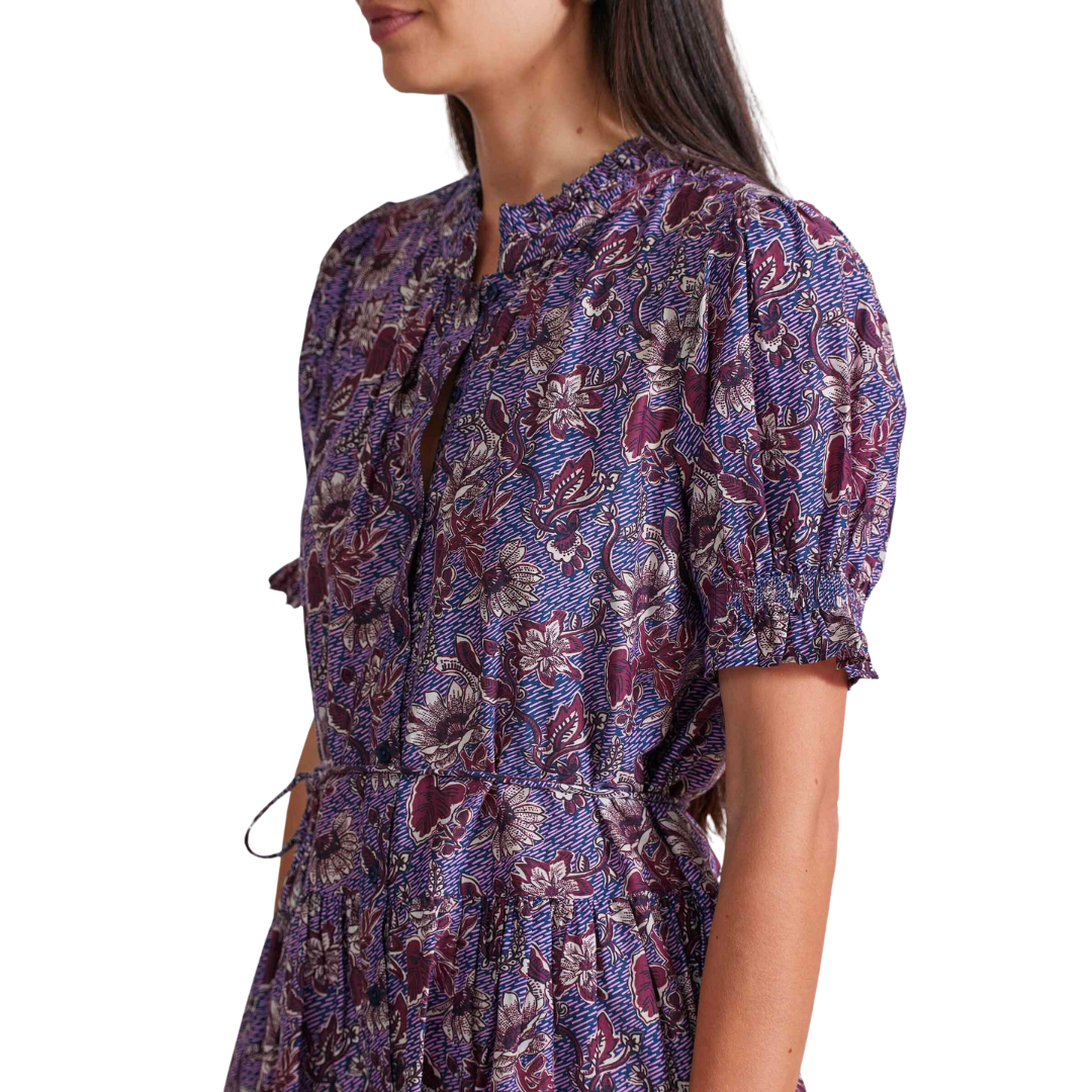 Las Alturas Mini Dress in Dutch Floral