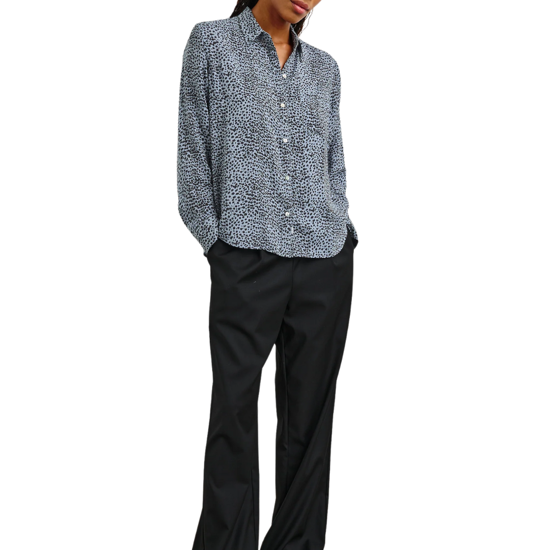 Josephine Shirt in Blue Lynx