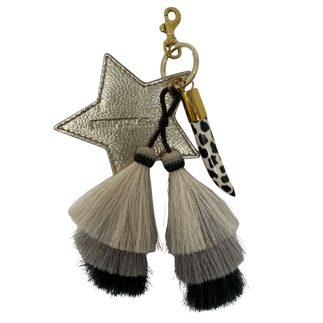 Shooting Star Bag Charm in Gold