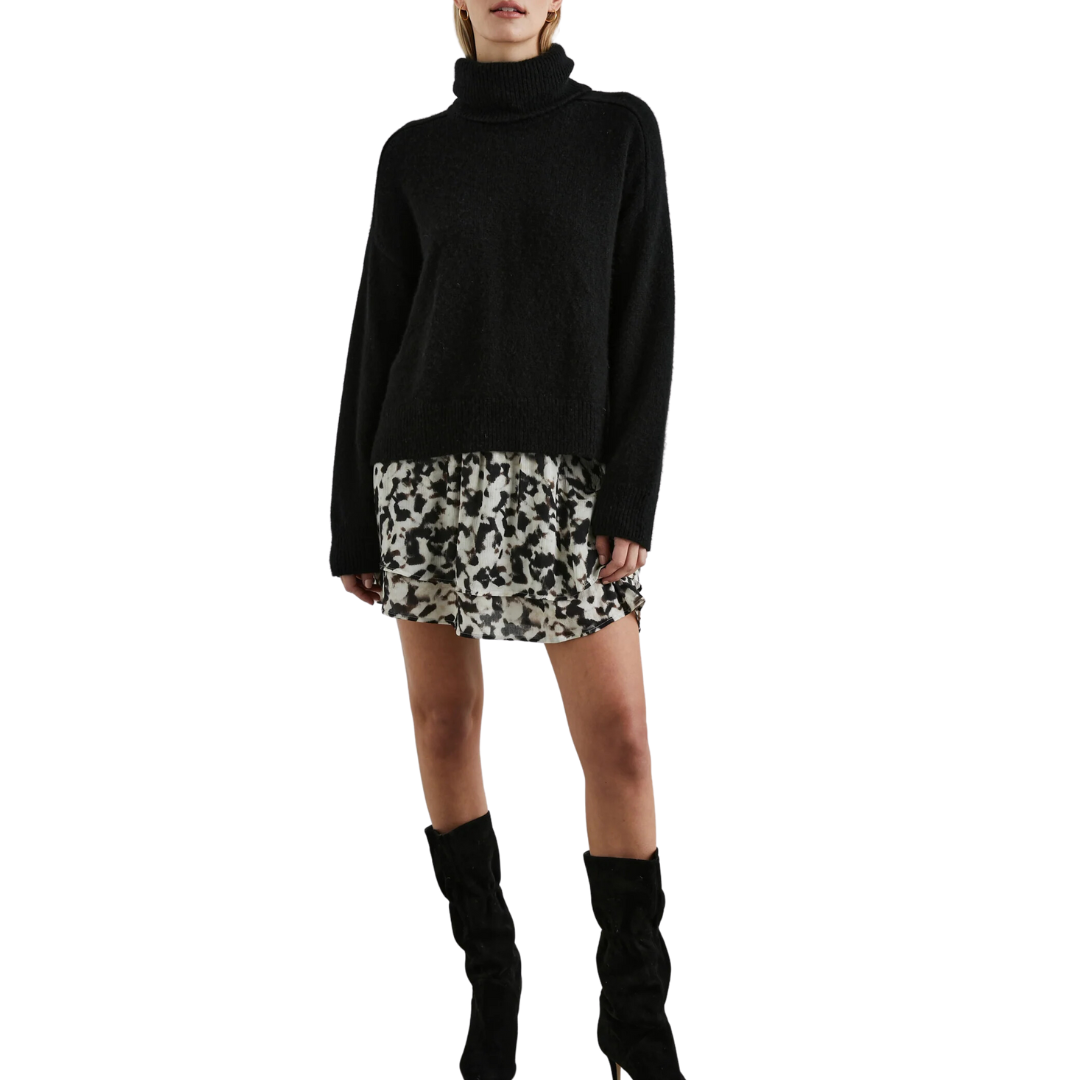 Addison Skirt in Blurred Cheetah