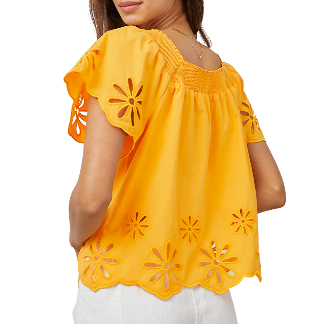 Sonora in Marigold Eyelet