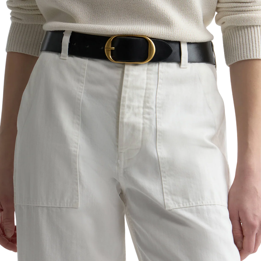 Earl Cotton Pant in Vintage Cream
