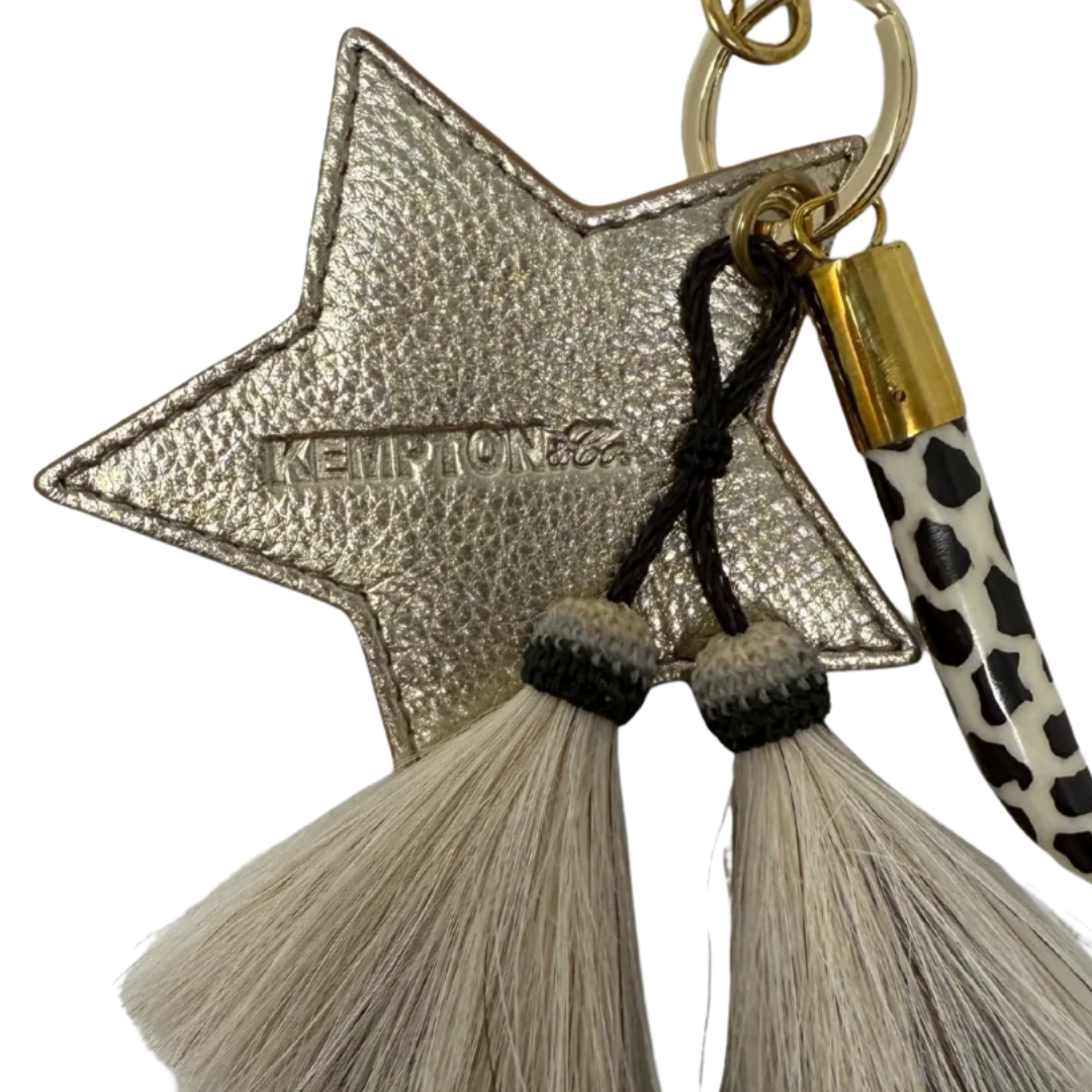 Shooting Star Bag Charm in Gold