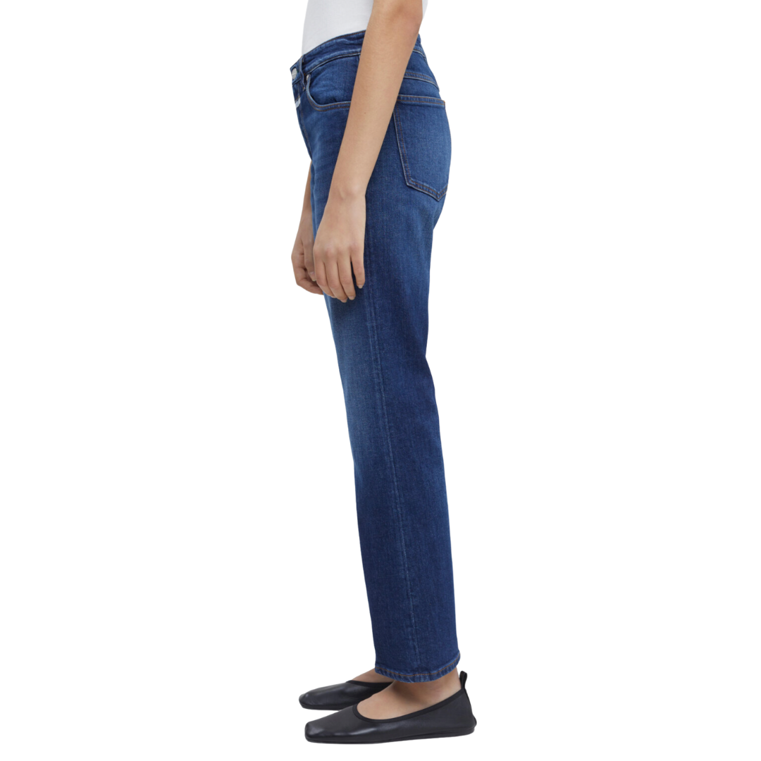 Baylin Slim Flare Jean in Dark Blue
