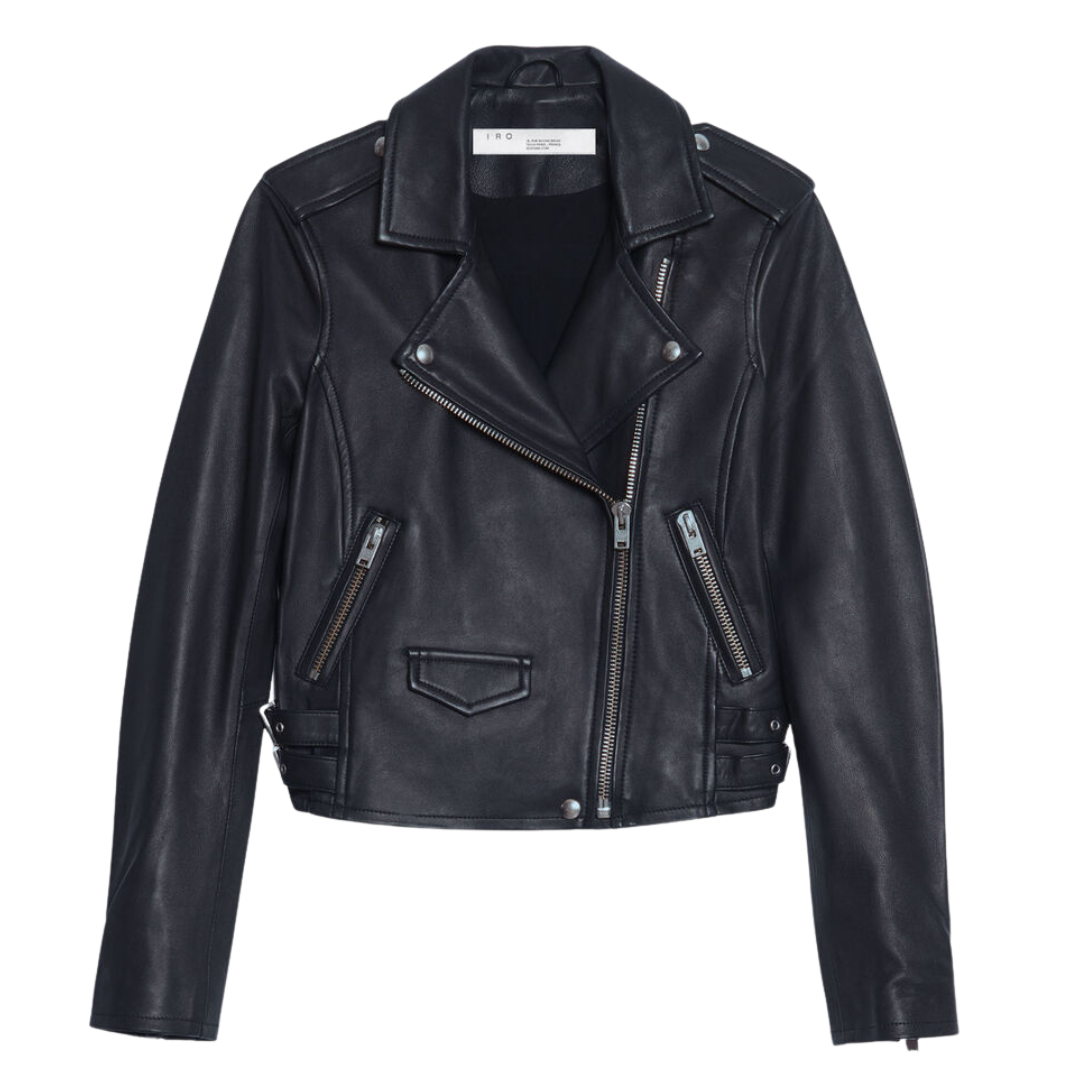 Ashville Leather Jacket in Black