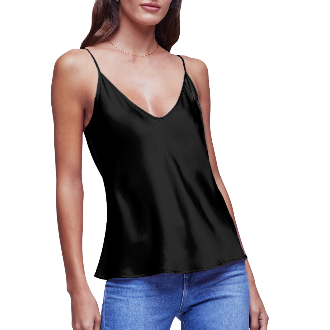 トップス pellicule pc agkitty camisole black L'Agence Lexi Camisole in Black