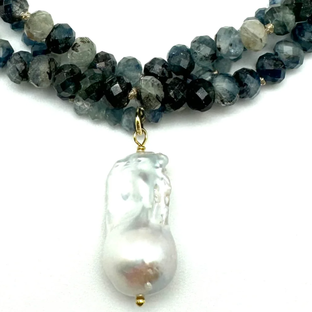 Karin Necklace in Kyanite