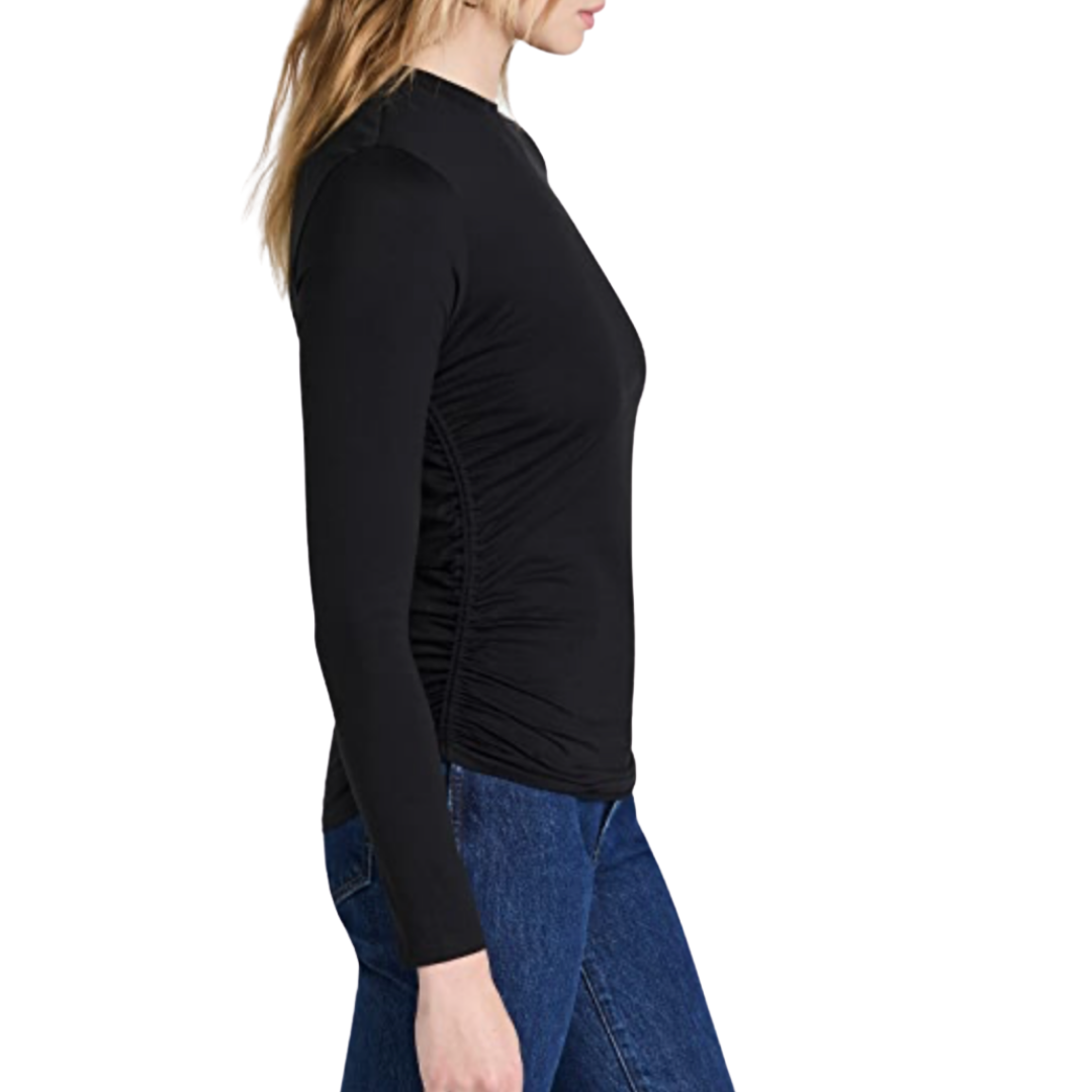 Ruched Tiny Long Sleeve Tee Side View