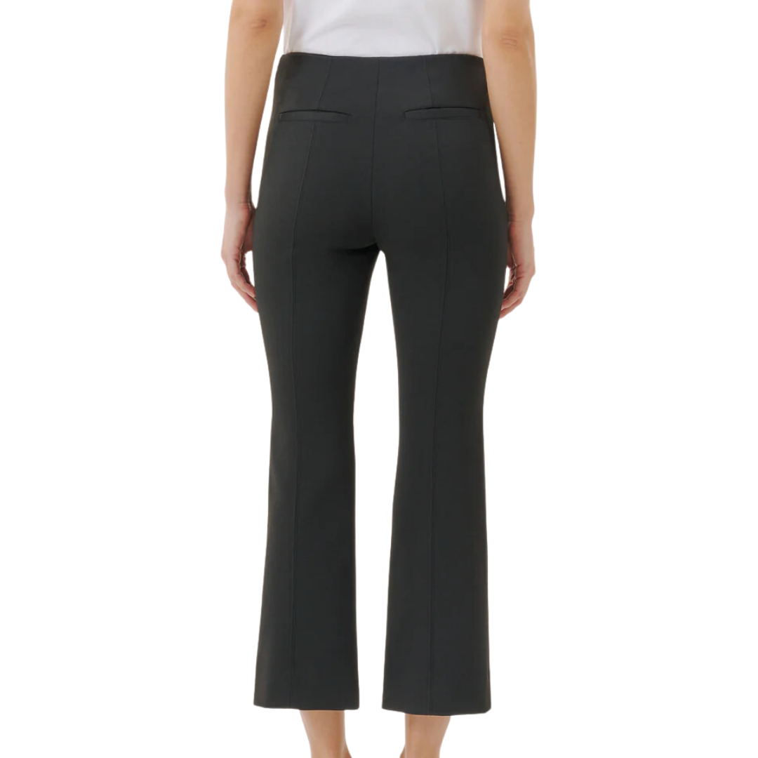 Ponte Kick Flare Pant in Black
