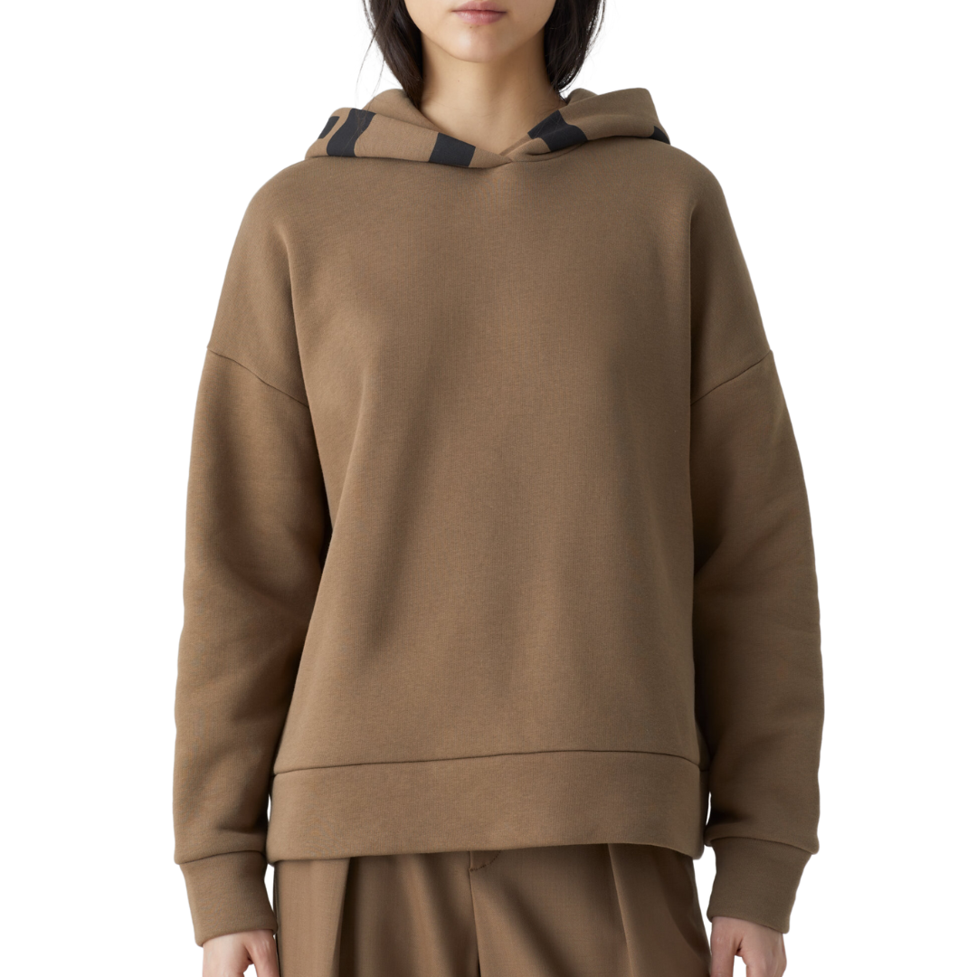 Organic Cotton Hoodie in Golden Wood