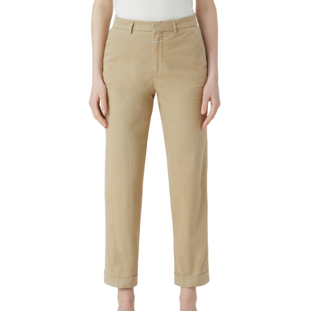 Auckley Organic Cotton Pants in Reed Beige