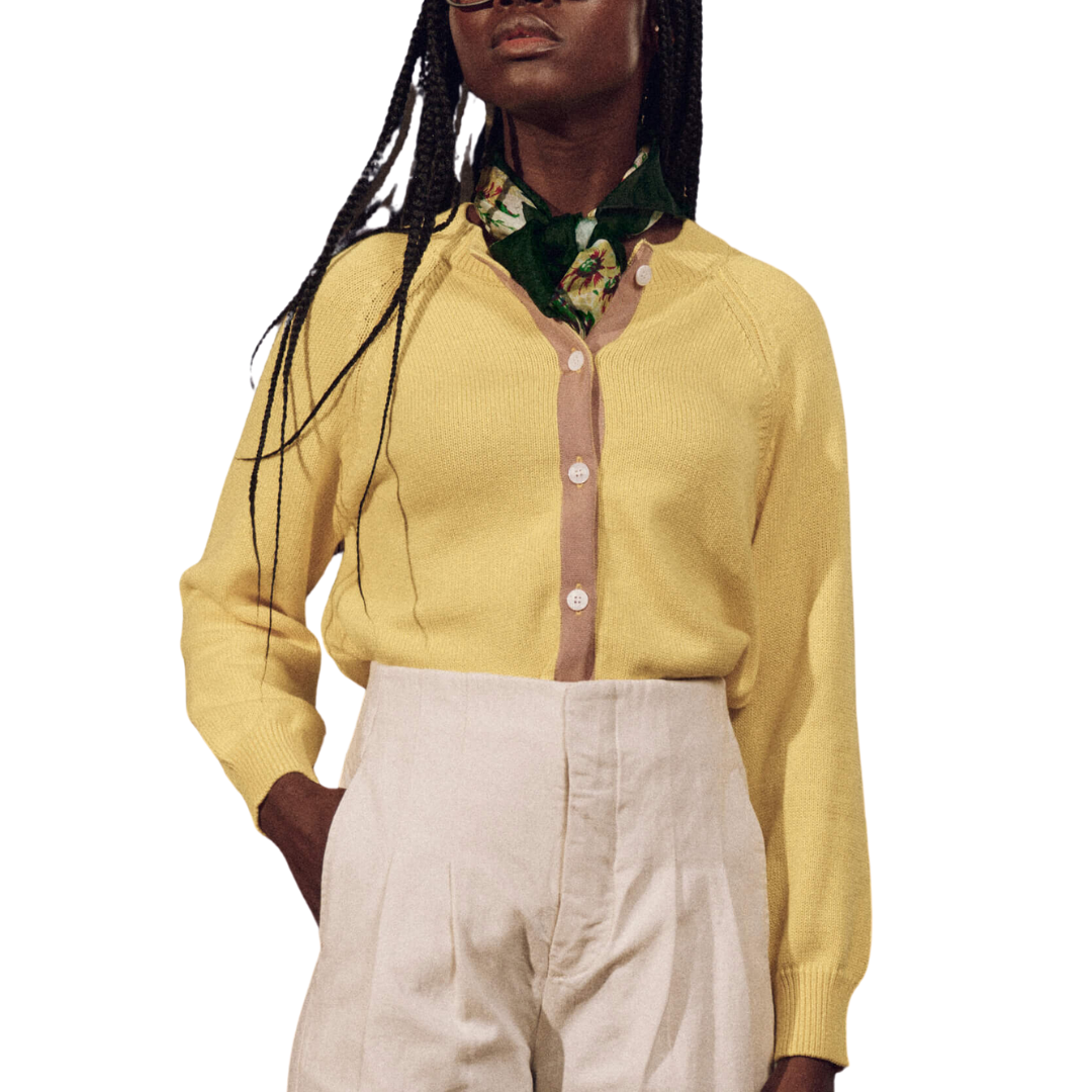 The Tiny Cardigan in Sunbeam