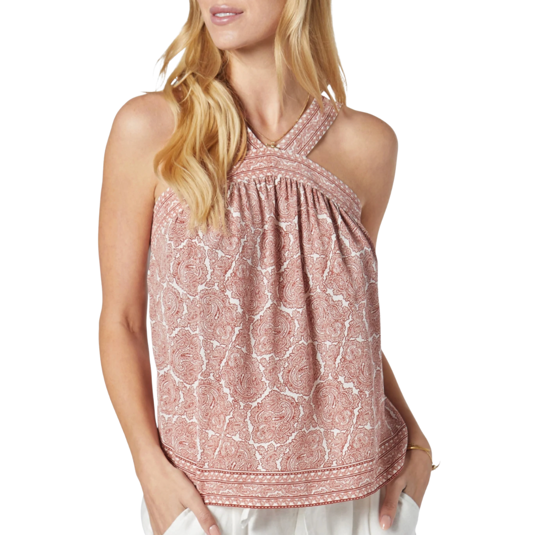 Emre Blouse in Porcelain Burnt