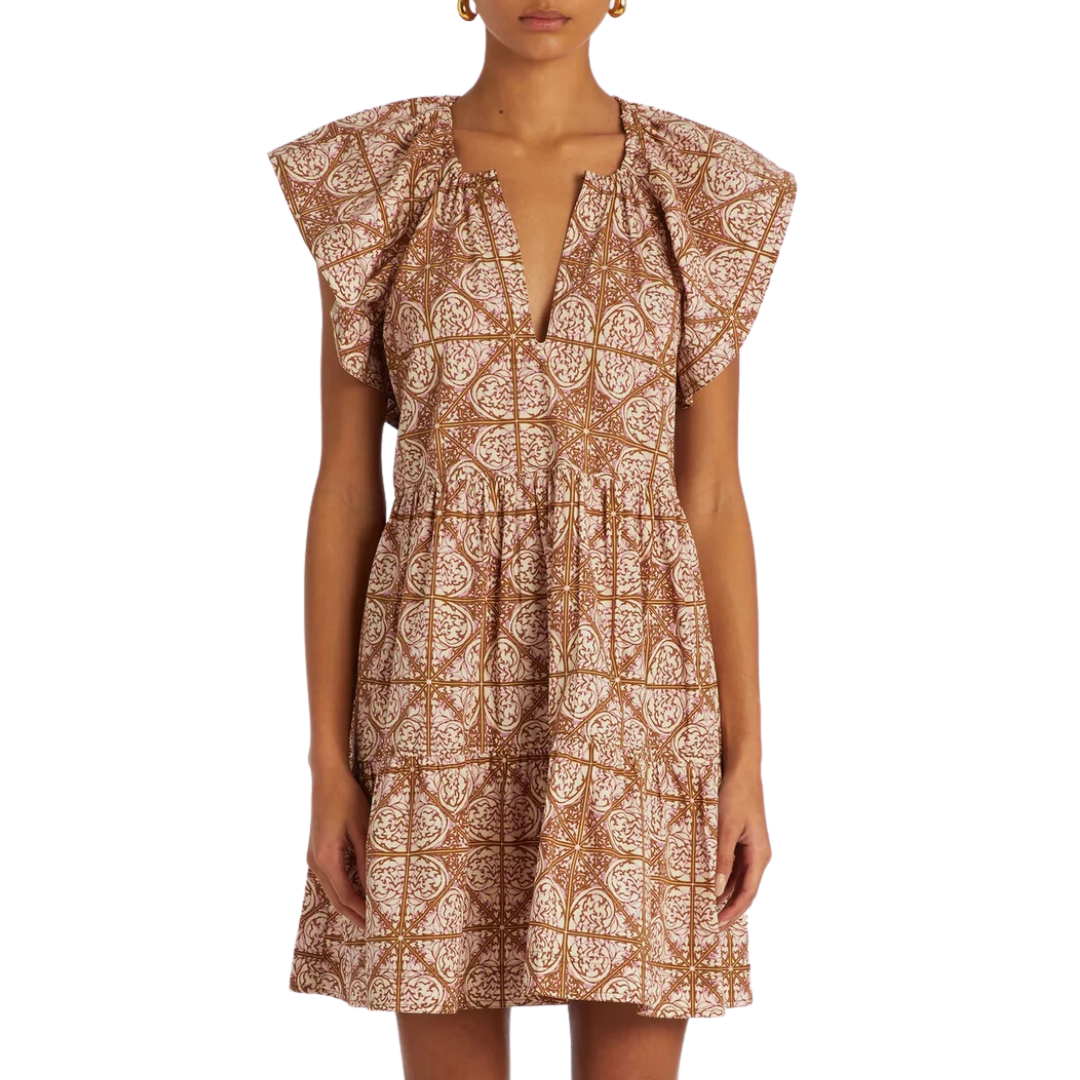 Kara Dress in Nouveau Mosaic