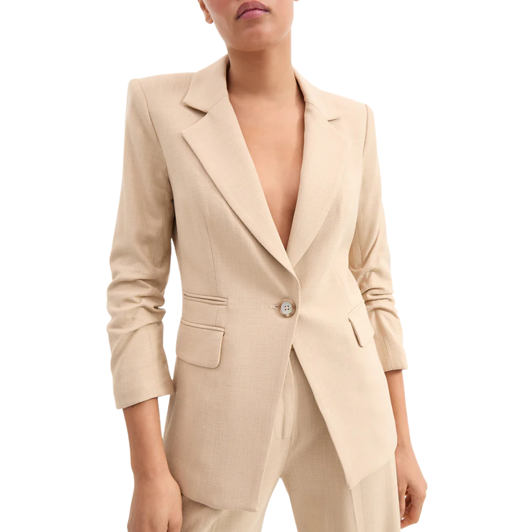 Battista Dickey Jacket in Stone Khaki