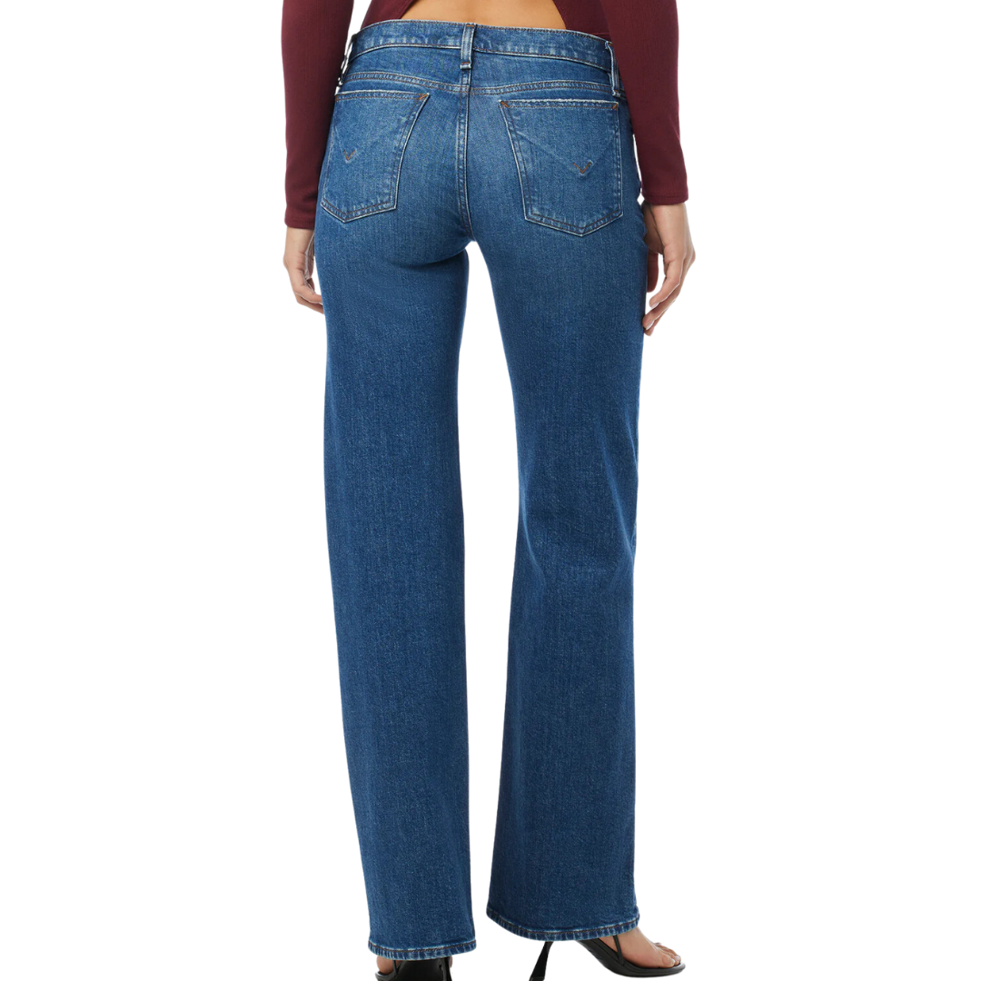 Kelli Low-Rise Straight Jean in Moon Walk