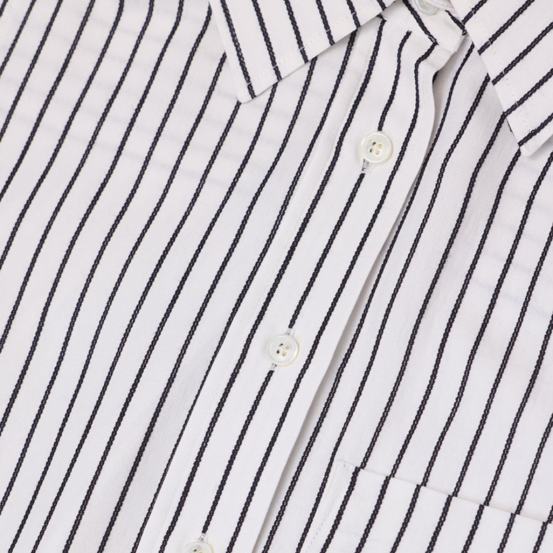 Cropped classic shirt
