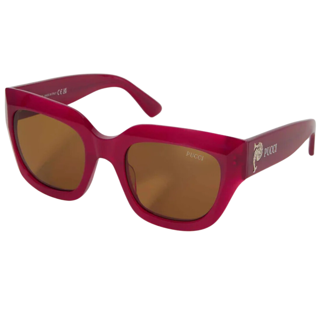 Rare Emilio Pucci burgundy red cat eye sunglasses, EUC Emilio Pucci burgundy red cat eye sunglasses with gradient  main image 4