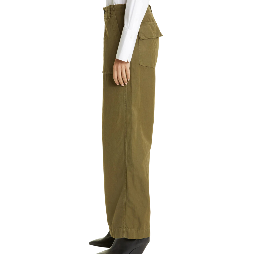 Leon Boy Pants in Olive