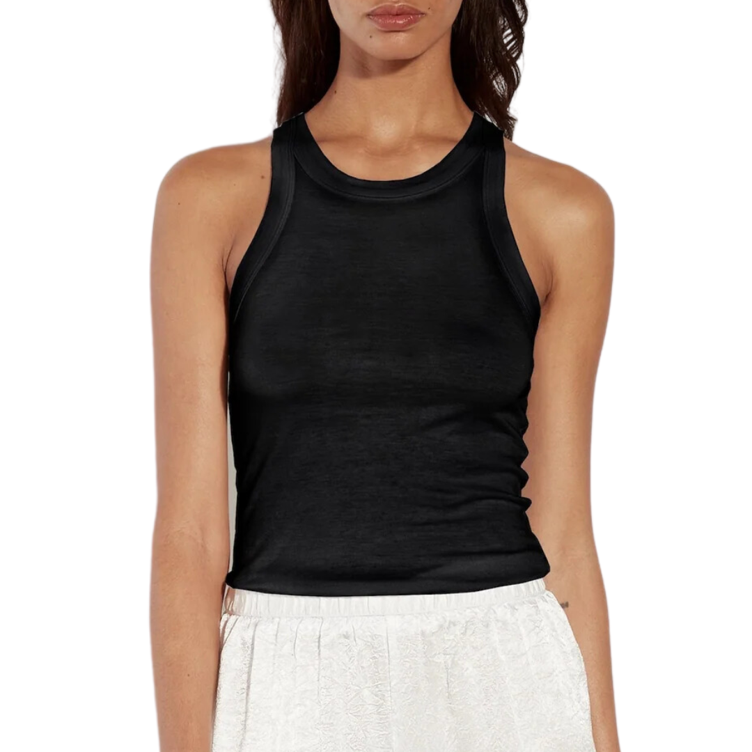 Bold Sheath Tank in Black