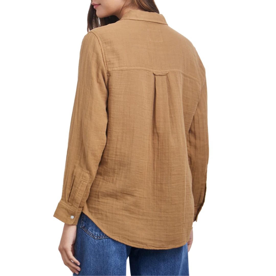 Ellis Shirt in Toasted Coconut