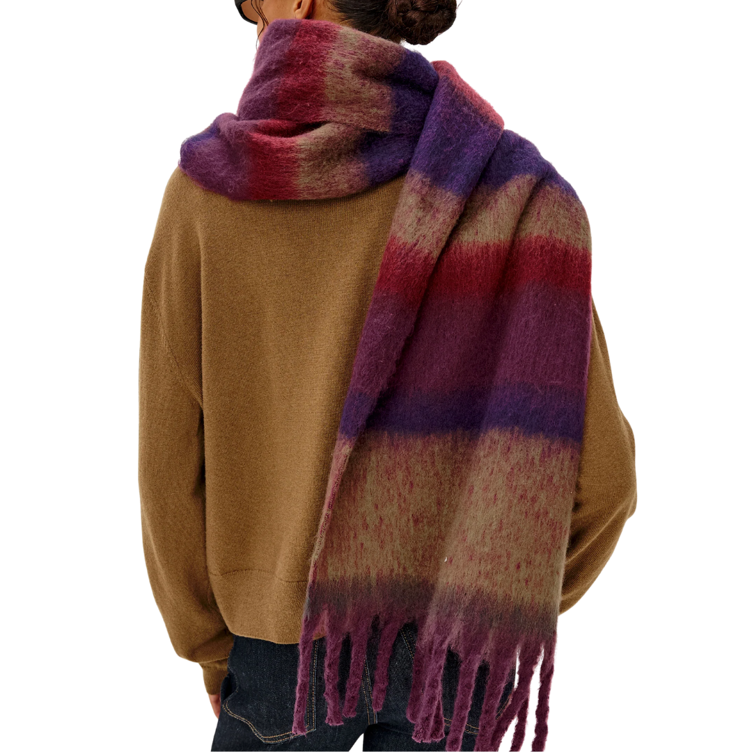 Oslo Scarf in Jewel Stripe
