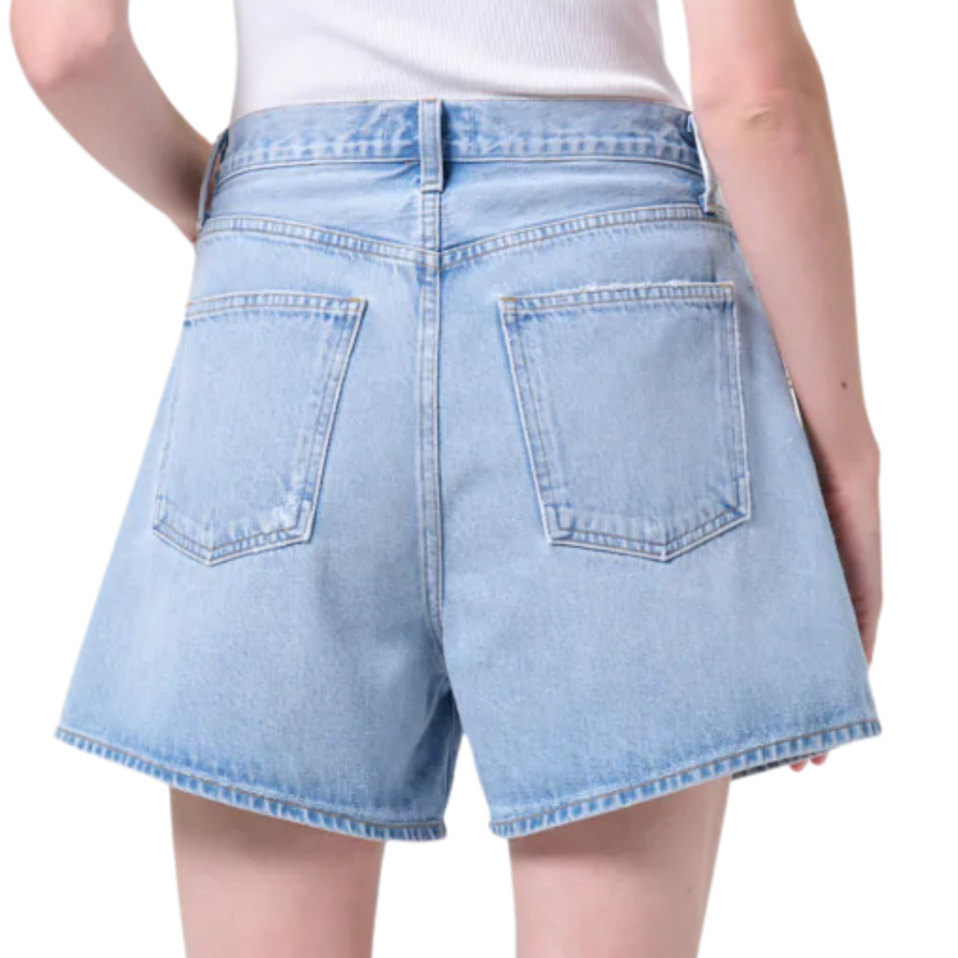 Rhoda Pleated A-Line Short in Raft