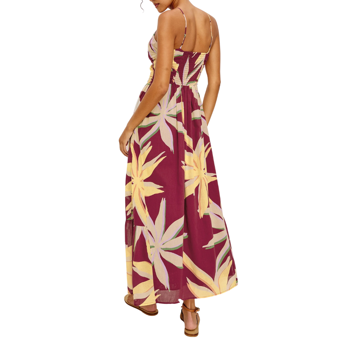 Palm Dress in Red Palma