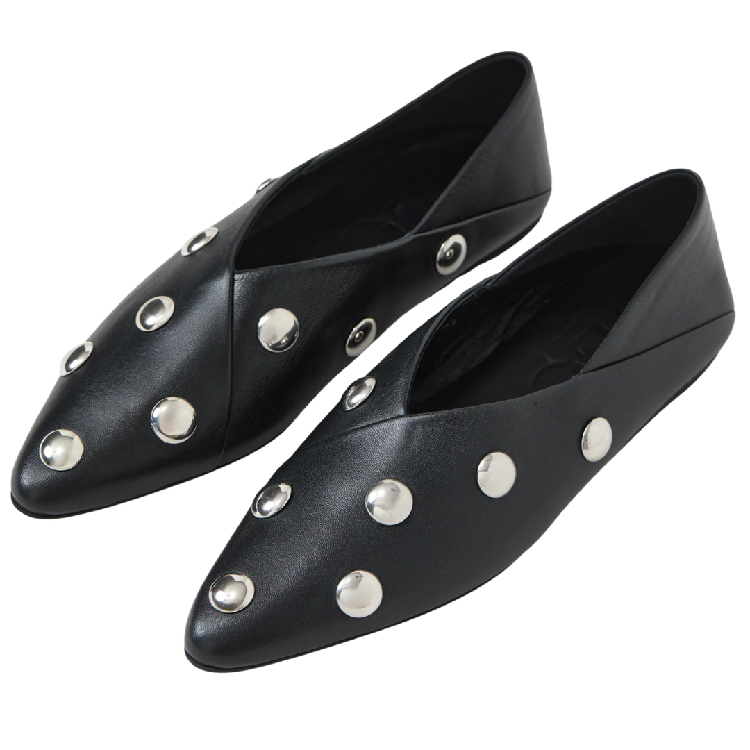 Ballerina Flats in Black