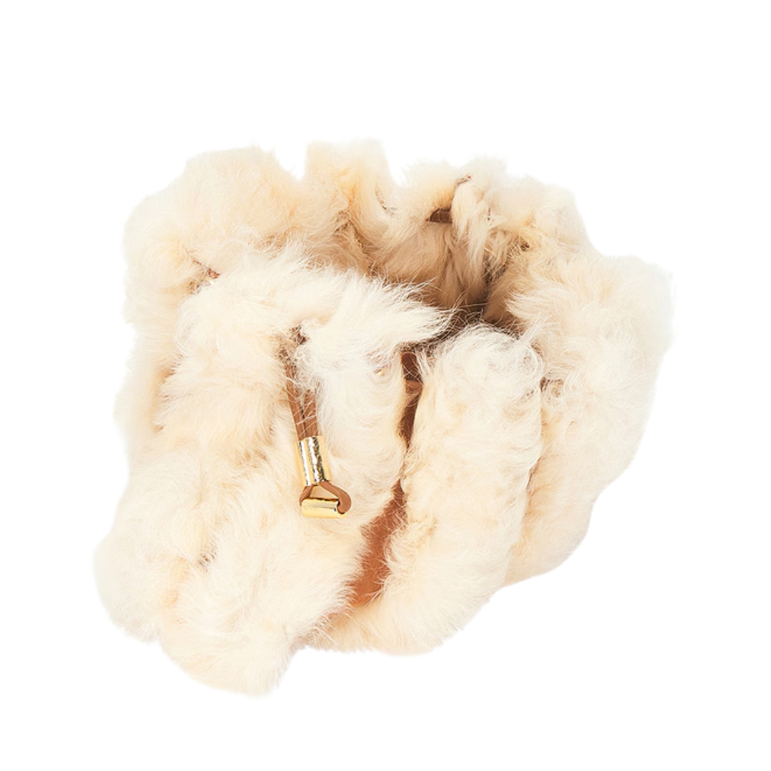 Adria Pleated Wave Mini Crossbody in Sierra