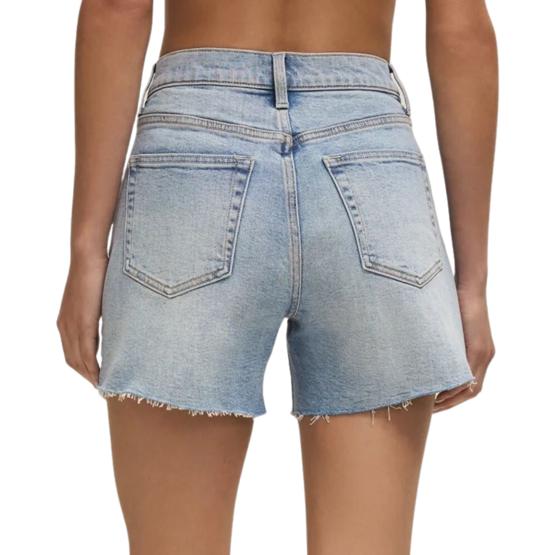 Jonah Mid Rise Denim Short in Avalon